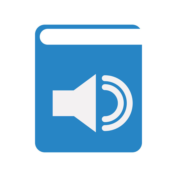audio knihy elektronické ikona - Vektor, obrázek