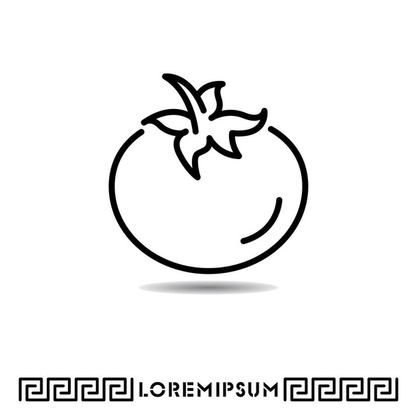 Icona linea pomodoro - Vettoriali, immagini