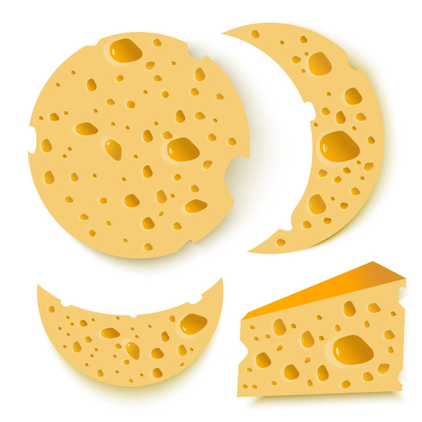 Erilaisia juustopaloja
  - Vektori, kuva