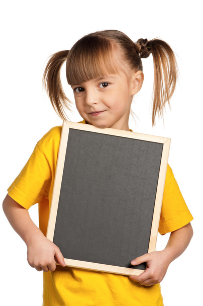 Girl with blackboard - Photo, image