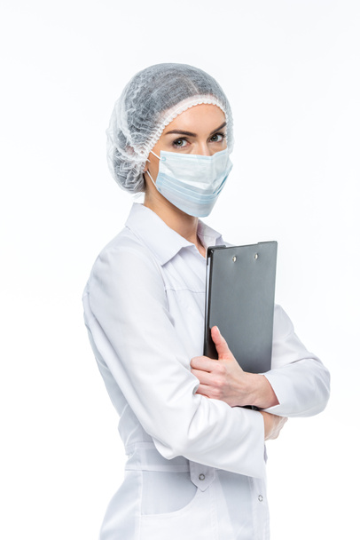 Doctor holding clipboard - Photo, Image