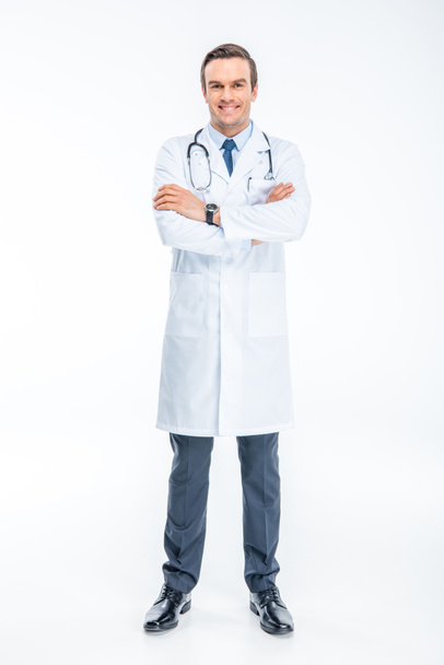 Male doctor with stethoscope - Photo, Image