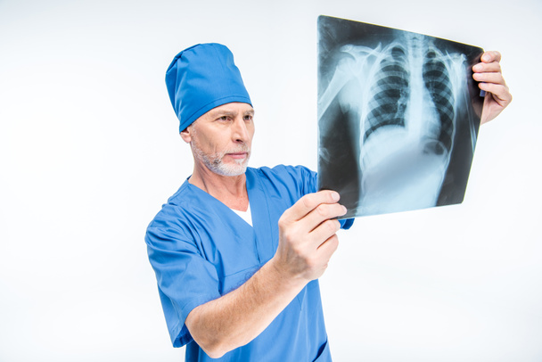 Doctor with x-ray image - Foto, afbeelding