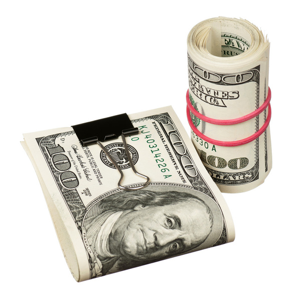 Rolka dolarów - Zdjęcie, obraz