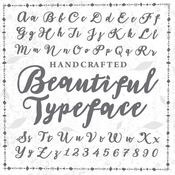 Script handgeschreven lettertype  - Vector, afbeelding
