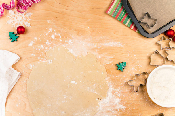 Making Christmas cookies - Foto, afbeelding