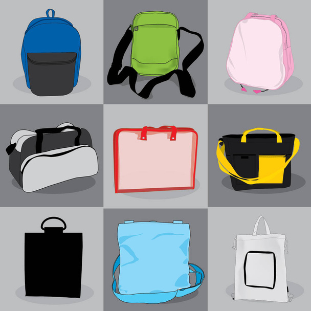 a collection of the best bag collection - Vector, Image