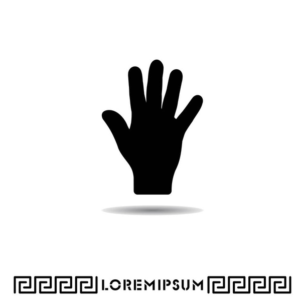 Рука, куча пятерок
 - Вектор,изображение
