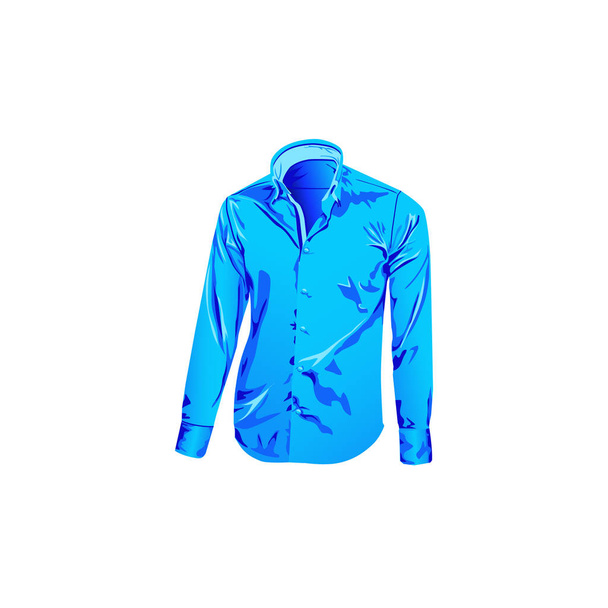 eine Reihe von Illustrationen für Website - Menswear Vektor-Symbol. Element 6 Bluse Hemd Jacke Kleidung Kleidung Kleidungsstück Ärmelkragen Bekleidung Mode Ärmel Baumwolle von webit.top - Vektor, Bild