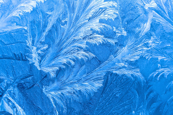 Na okno v zimním období Zimní vzorek - Fotografie, Obrázek
