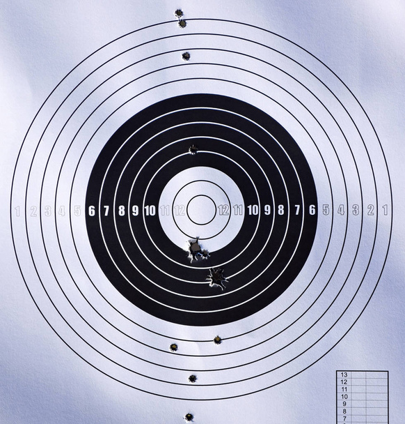 Aiming area of the shooting place - Photo, Image