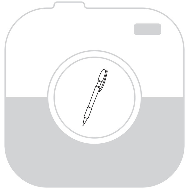 icône de ligne de stylo
 - Vecteur, image