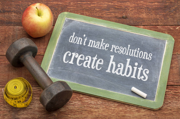 Create habits, not resolutions - Fotó, kép