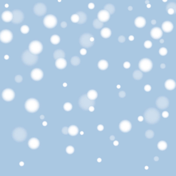 White snow abstract winter background. Vector illustration,eps 10. - Vektör, Görsel