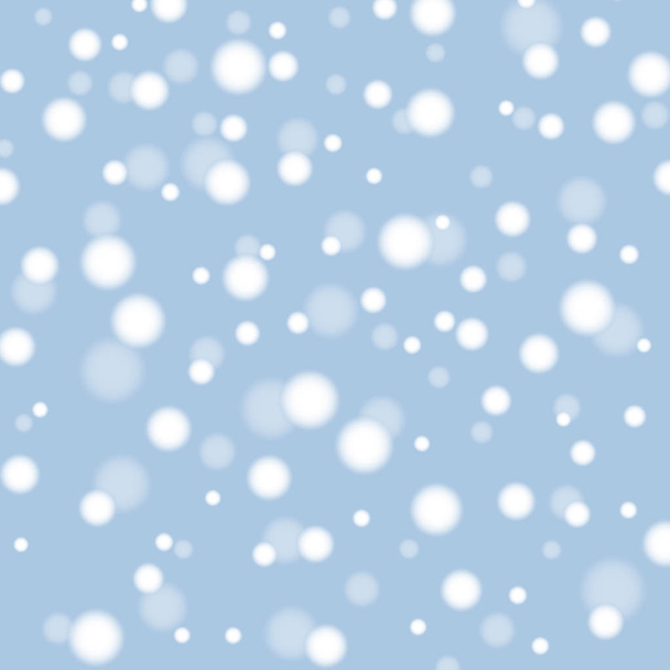 White snow abstract winter background. Vector illustration,eps 10. - Vector, Image