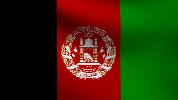 Afghanistan flag. - Footage, Video