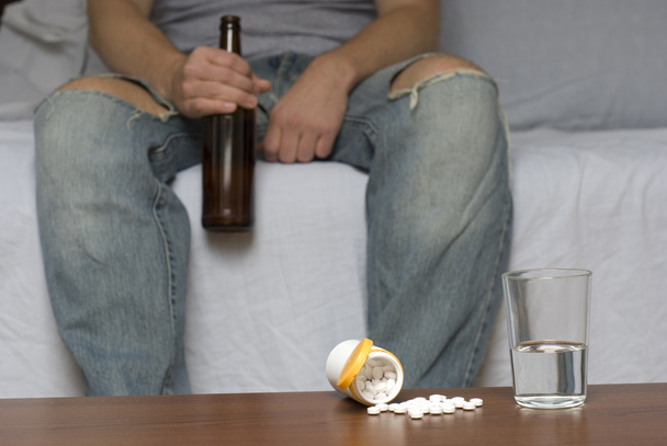 Alcohol and drugs - 写真・画像