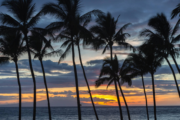 Pôr do sol no Havaí
 - Foto, Imagem