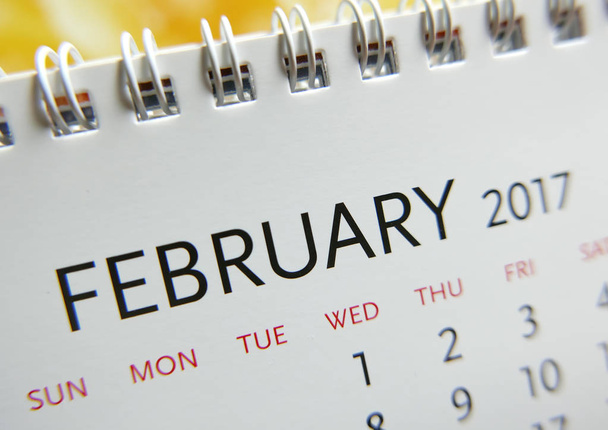 Közelről 2017 február naptár - Fotó, kép