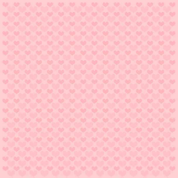 valentine pink heart vector pattern background - ベクター画像