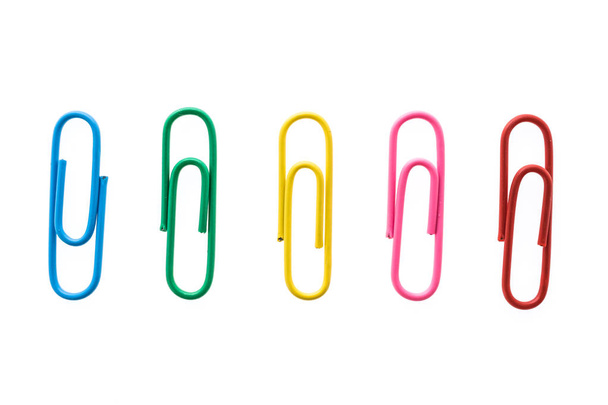 Colorful paper clip - Photo, Image