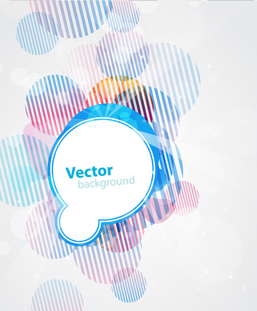 abstract colored background with circles. - Vektor, Bild