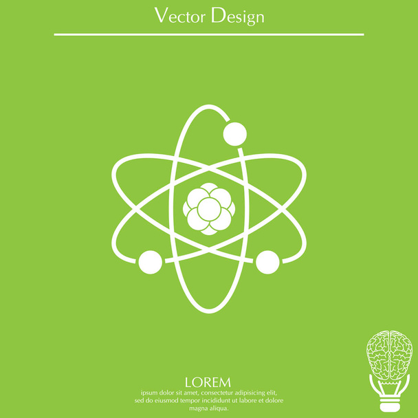 Atom web pictogram - Vector, afbeelding