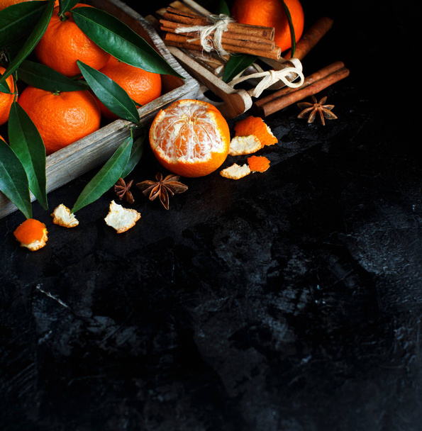 Mandarines et épices
 - Photo, image