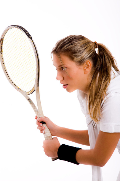 Young female tennis player - Fotoğraf, Görsel