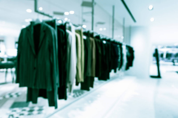 Abstract blurred photo of clothing store - Photo, Image