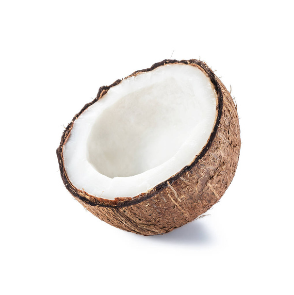Half coconut isolated  - Photo, Image