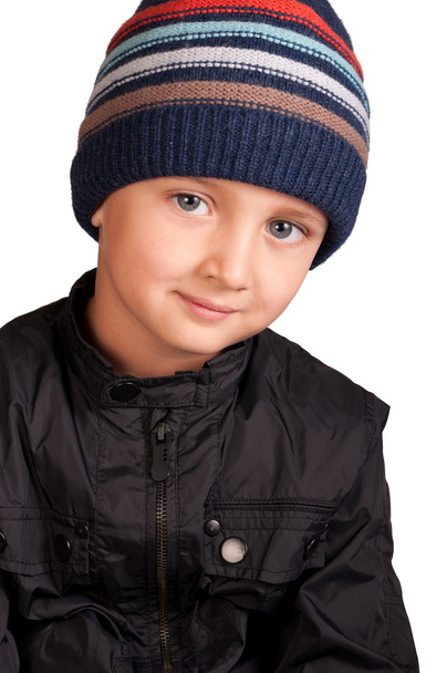 Retrato de menino de chapéu
 - Foto, Imagem