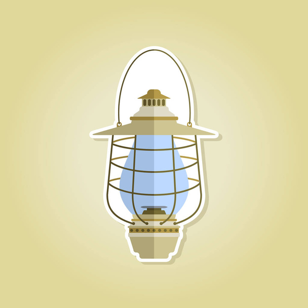 icono de color con linterna
   - Vector, imagen
