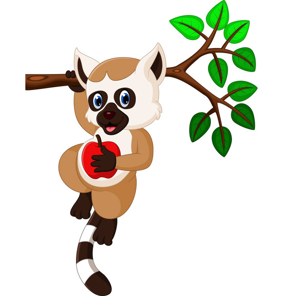Carino cartone animato lemure
 - Vettoriali, immagini