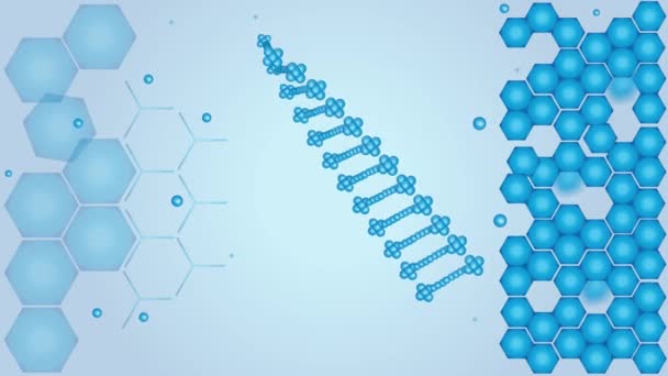 DNA, δεσοξυριβονουκλεϊκό οξύ, επιστήμη και dna βίντεο - Πλάνα, βίντεο