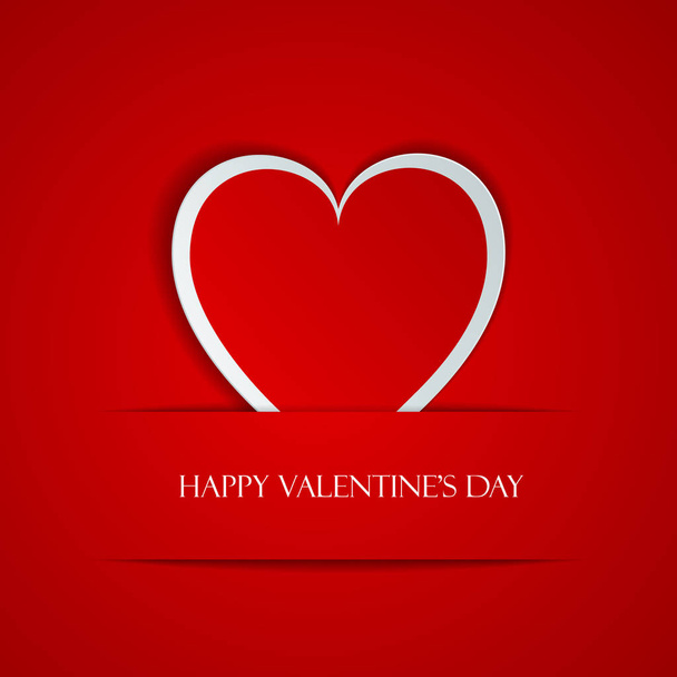 Happy Valentine Day greeting card - Διάνυσμα, εικόνα