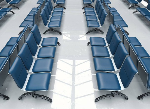 Assentos vazios no aeroporto
 - Foto, Imagem