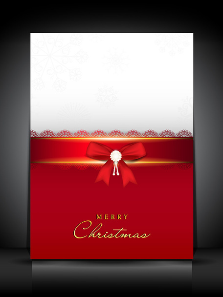 Feliz tarjeta de felicitación de Navidad. EPS 10
. - Vector, Imagen