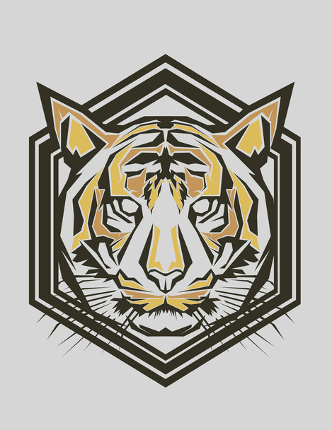 Arte pop tigre
 - Vector, imagen