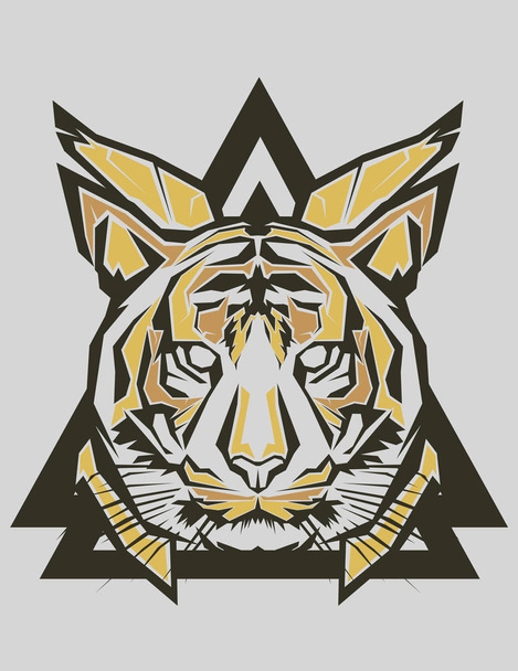 Pop-Art tygr - Vektor, obrázek