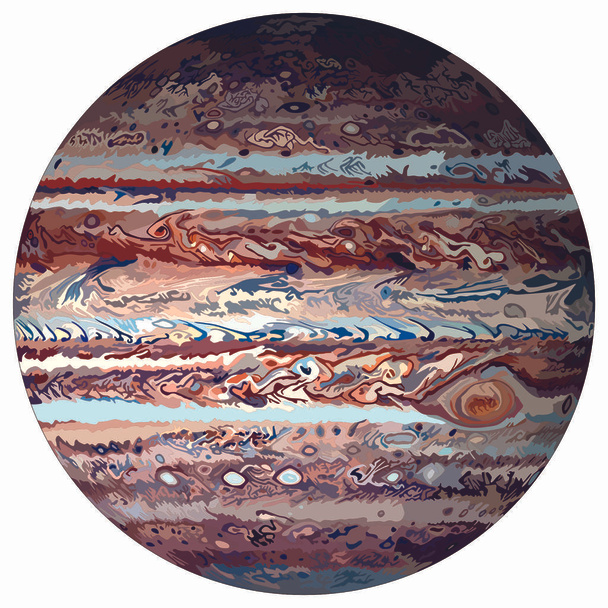 Jupiter bunter Planet  - Foto, Bild