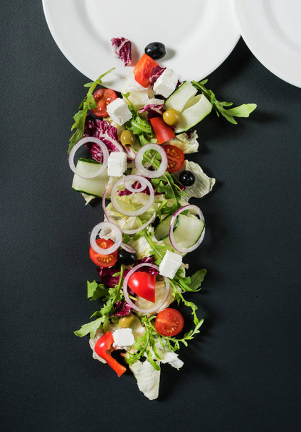 fresh greek salad - Photo, Image
