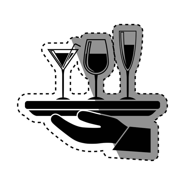 Bicchiere di vino
 - Vettoriali, immagini