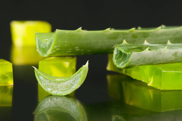 Aloe vera and soap - Photo, Image