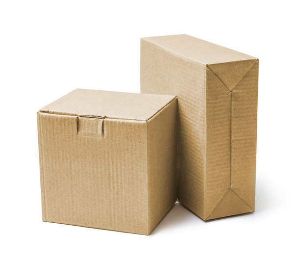 Cardboard boxes for goods and products - Foto, Imagen