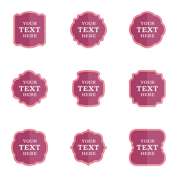 Set of  badges and labels - Vector, afbeelding
