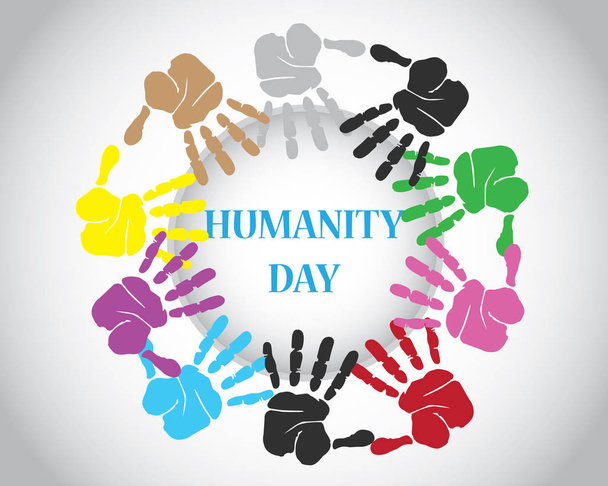  παγκόσμια ημέρα για την ανθρωπότητα - Διάνυσμα, εικόνα