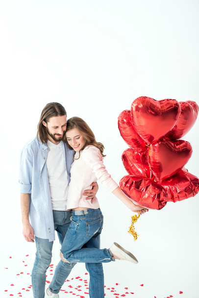Couple with air balloons - Fotografie, Obrázek