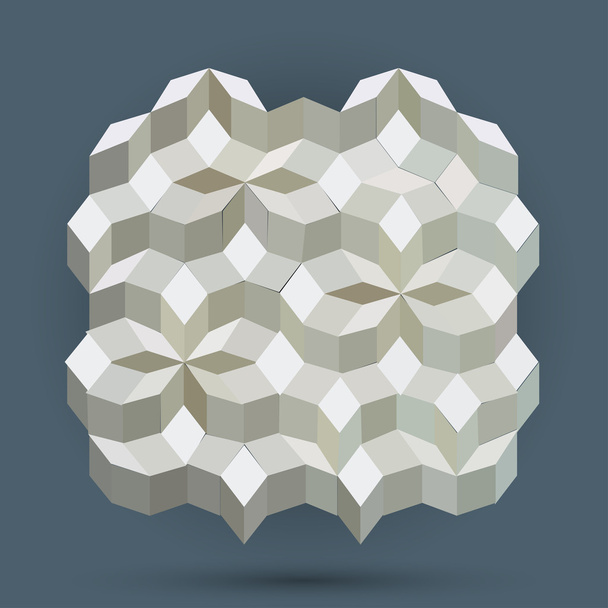 Seamless abstract hexagon background. - ベクター画像
