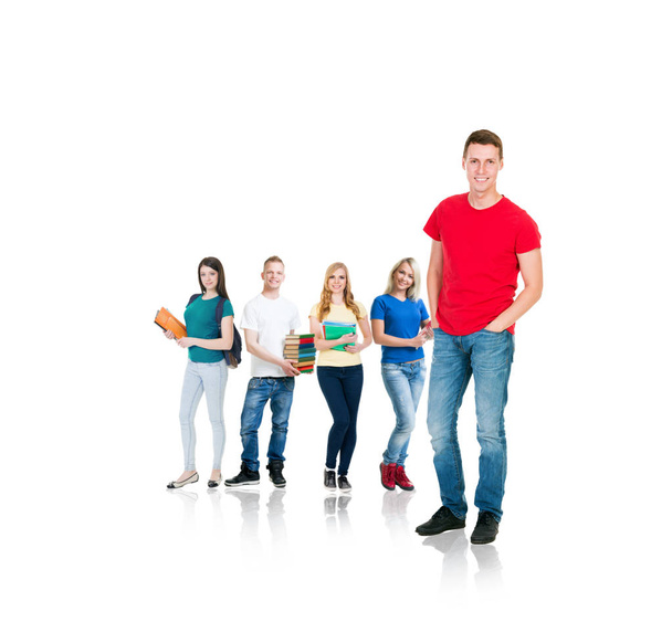 group of teenage students  - Photo, Image